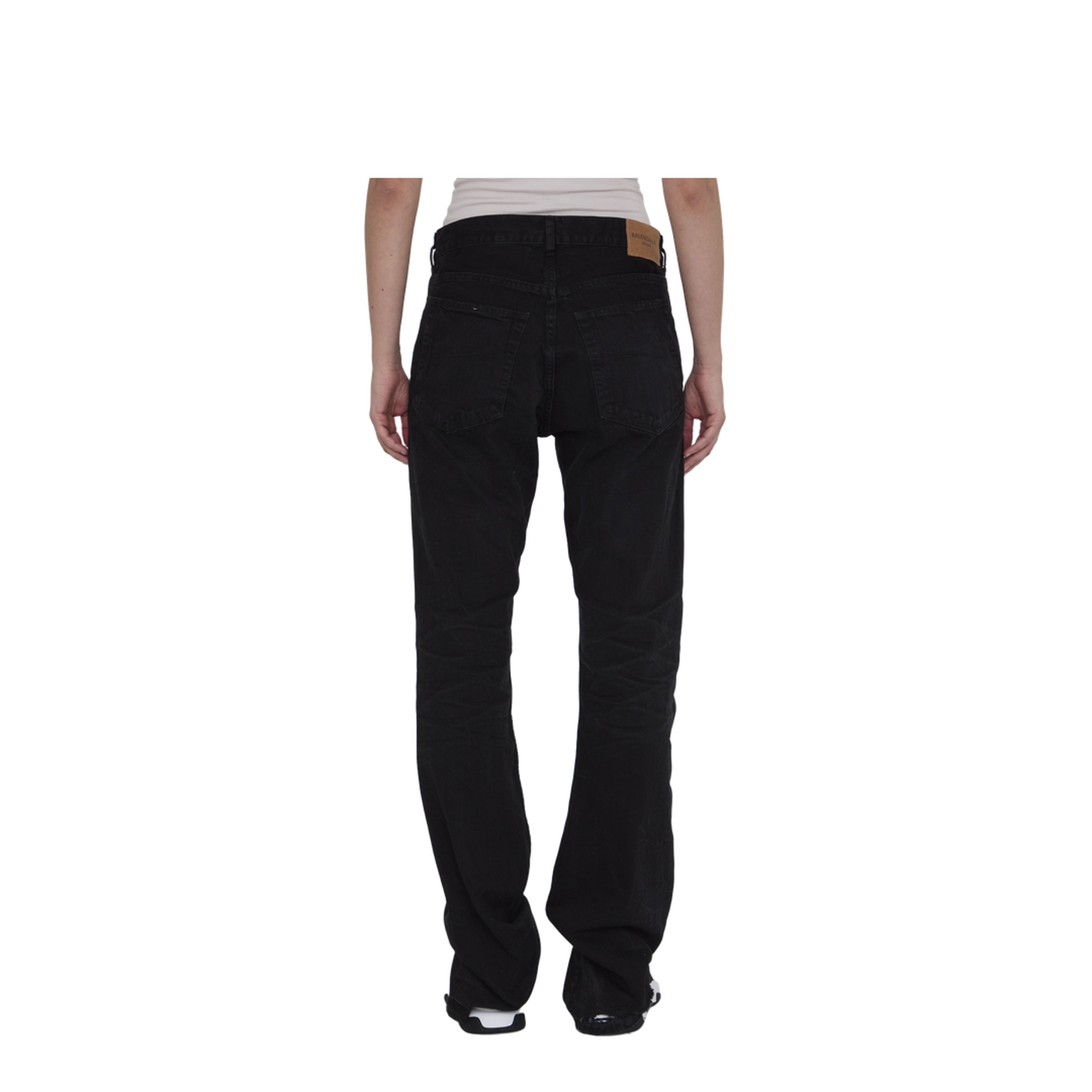 Low Waist Straight Jeans - Image 4