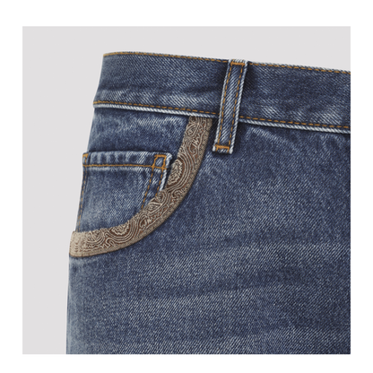 Straight Denim Jeans - Image 5