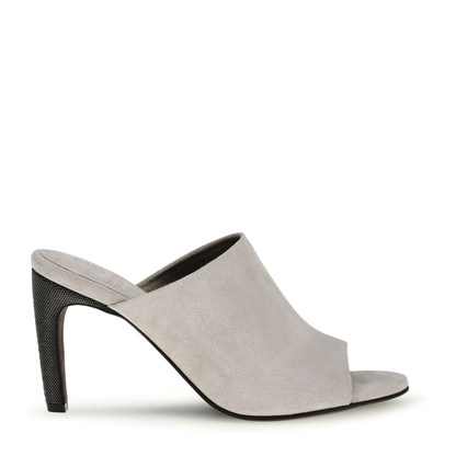 Suede Mules with Precious Heels - Image 1