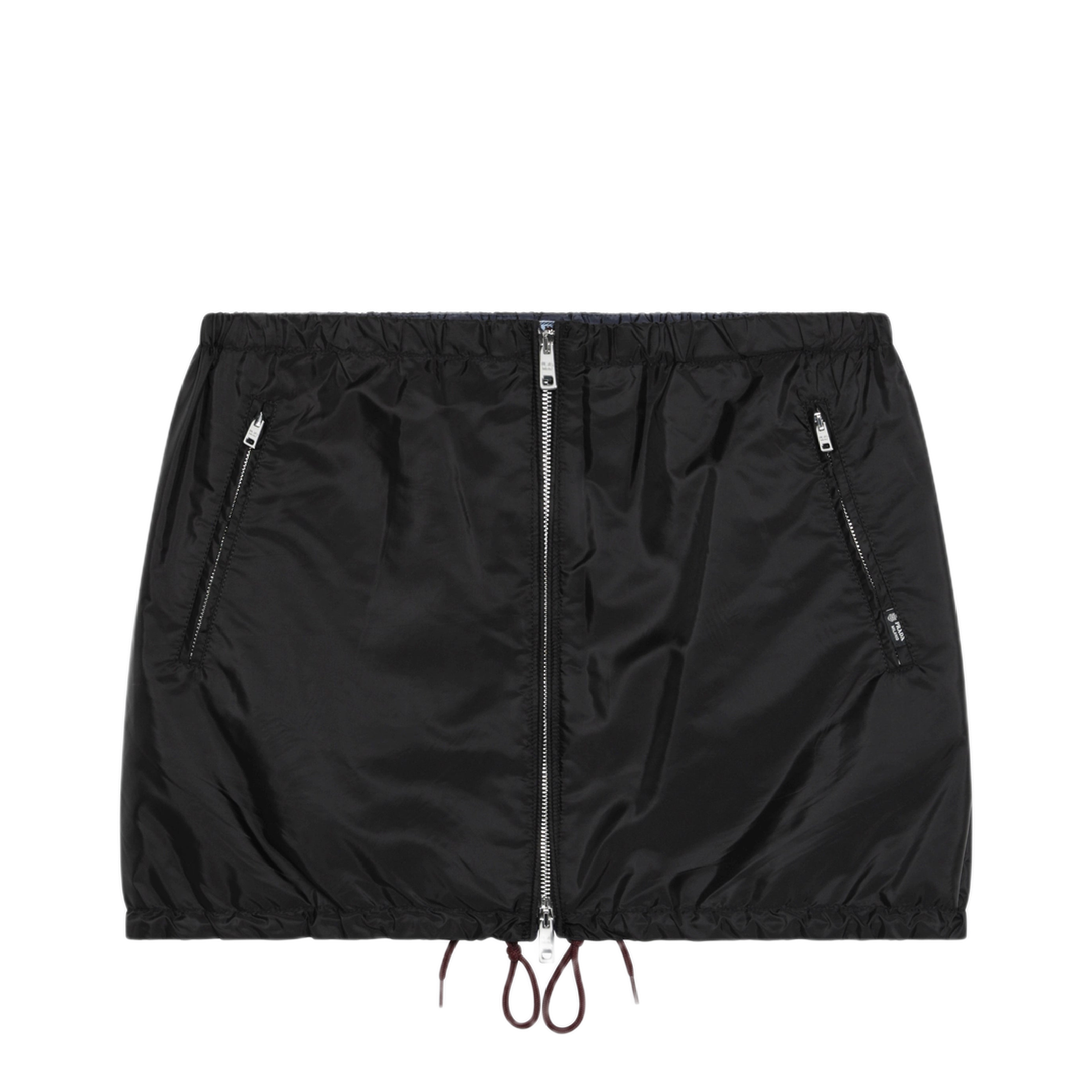 Black Re-Nylon Mini Skirt - Image 1