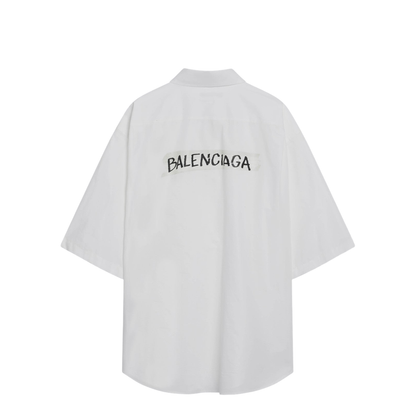 White Poplin Oversize Shirt - Image 2