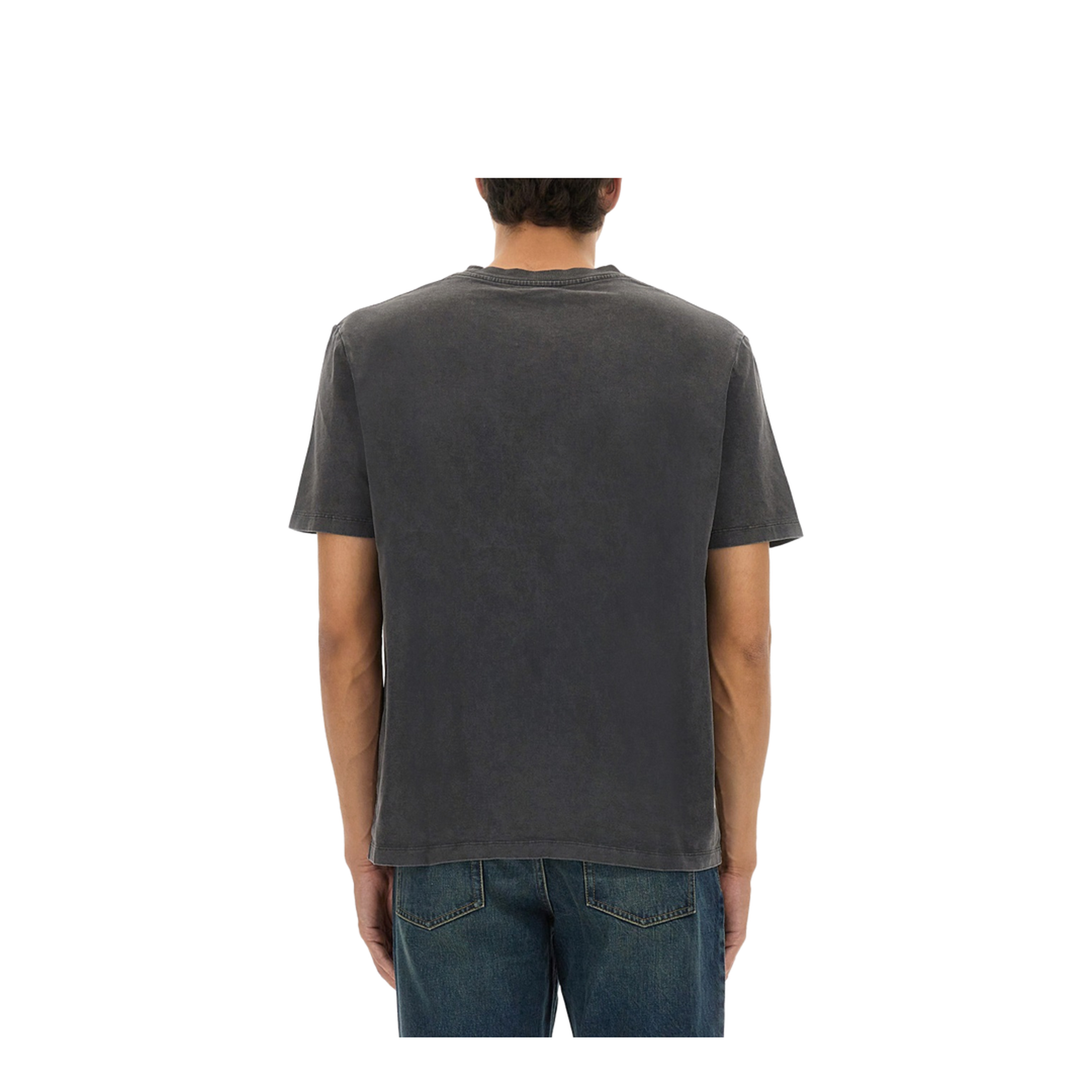 Vintage Embroidered T-shirt Grey - Image 3