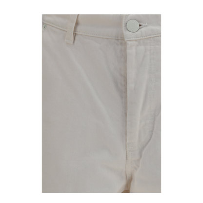 Wide Twill Cotton Shorts - Image 3