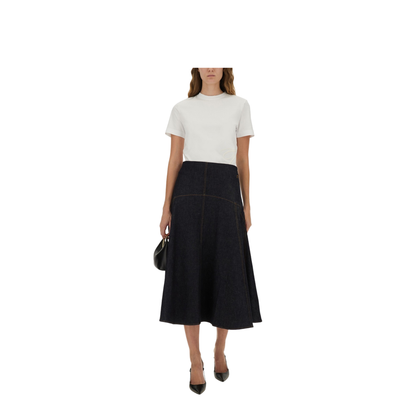 "DE-NÎMES TRIANGLE" DENIM SKIRT - Image 2