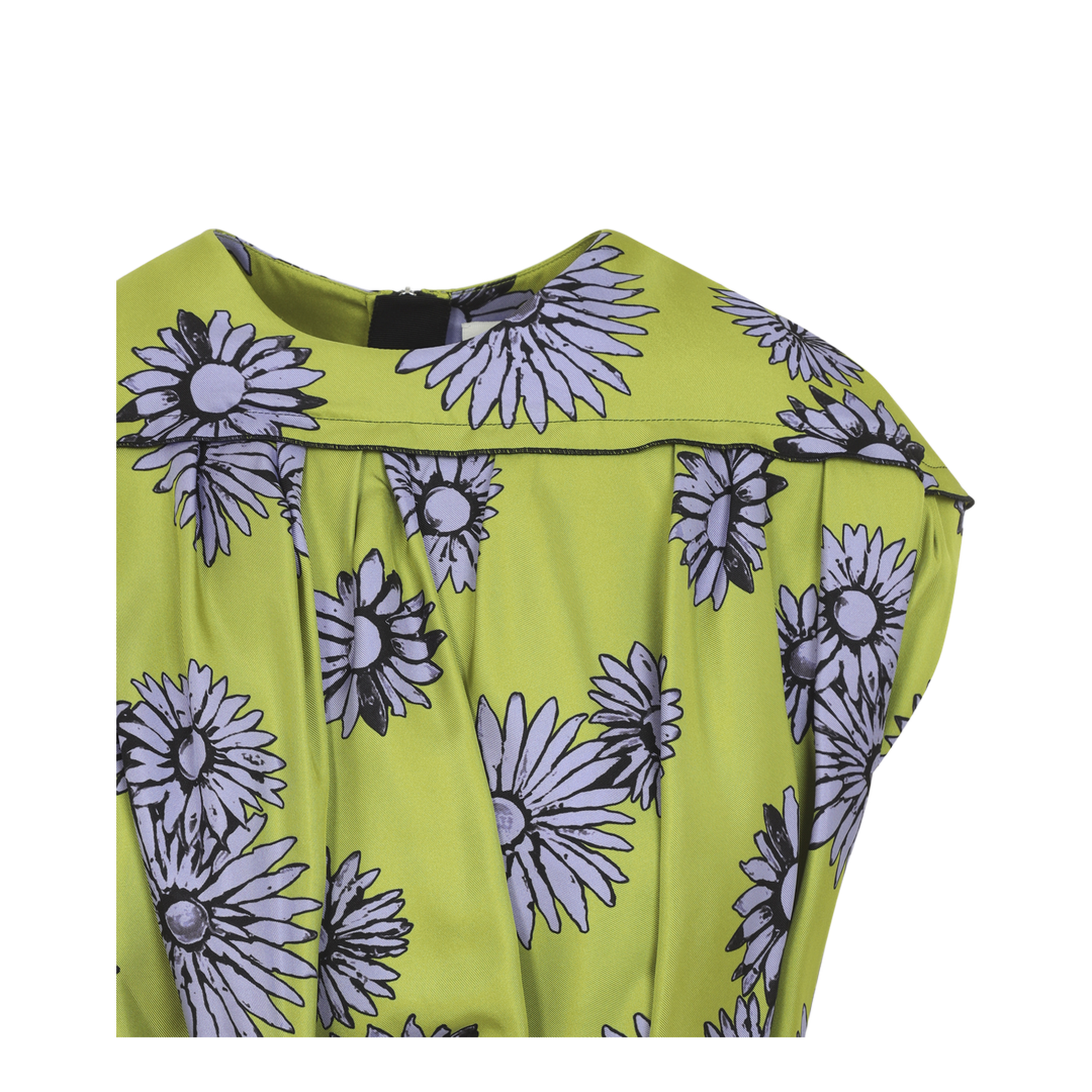 Printed Draped Top Dress - Image 5
