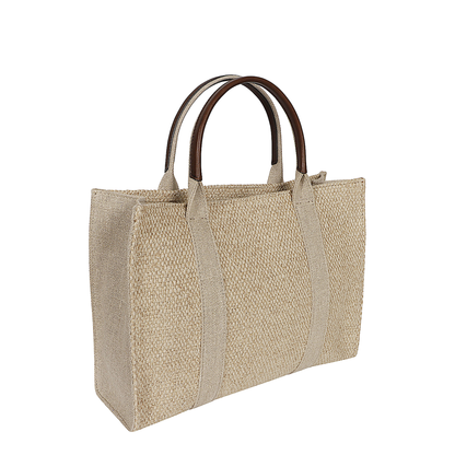 Georgia Canvas Tote - Beige - Image 2