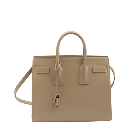 Sac de Jour Small Calfskin Top-Handle Bag - Ivory - Image 1