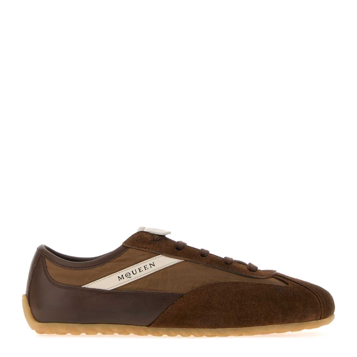 Chocolate Leather Boxe Sneakers - Image 1