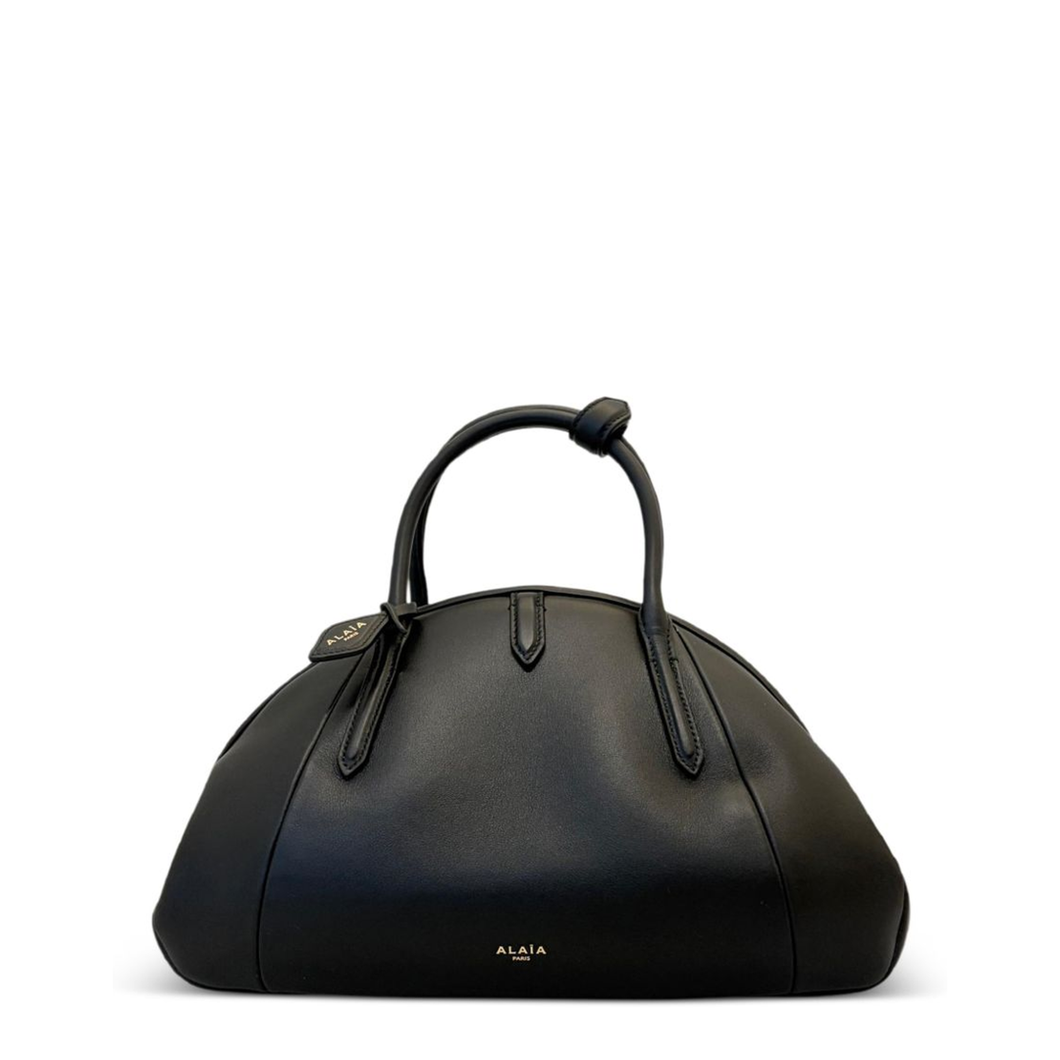 Purse Calfskin Top Handle Bag - Noir - Image 1