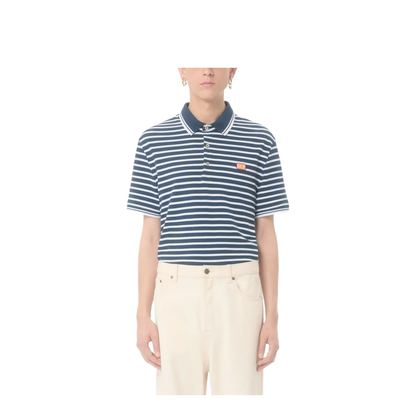 Cotton Piqué Polo with Vlogo Patch - Image 3