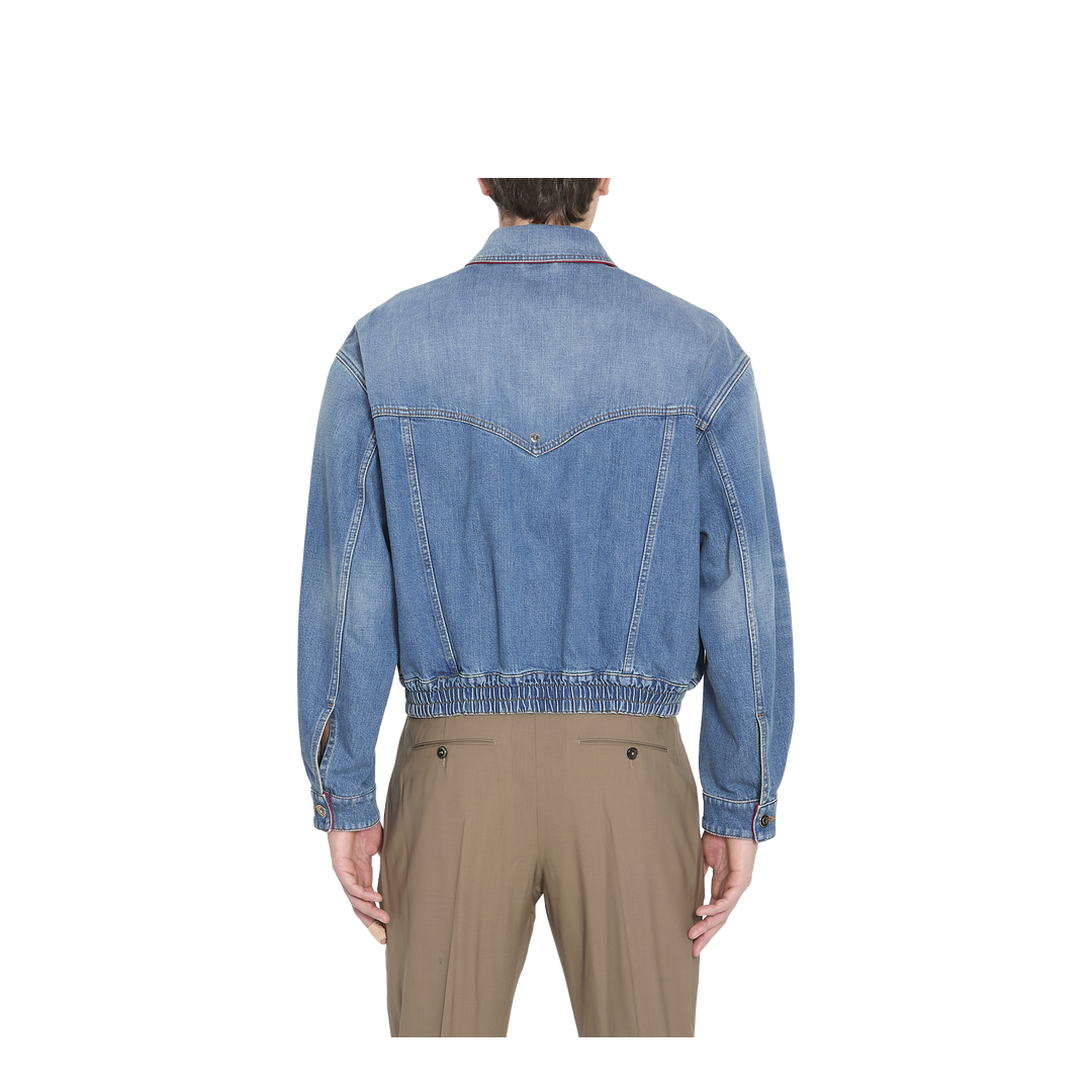 Cotton Denim Blouson - Image 4