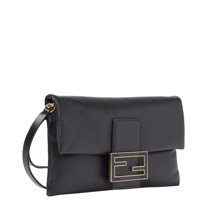 Mamma Baguette Pouch Nappa Leather - Black - Image 3