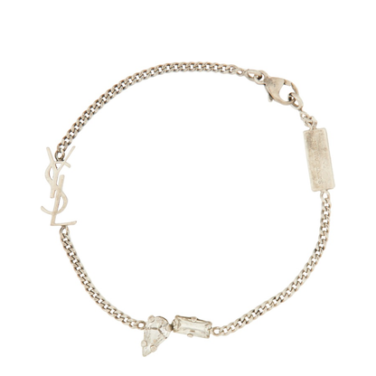 CASSANDRE Charm Bracelet in Metal and Rhinestone - Image 3