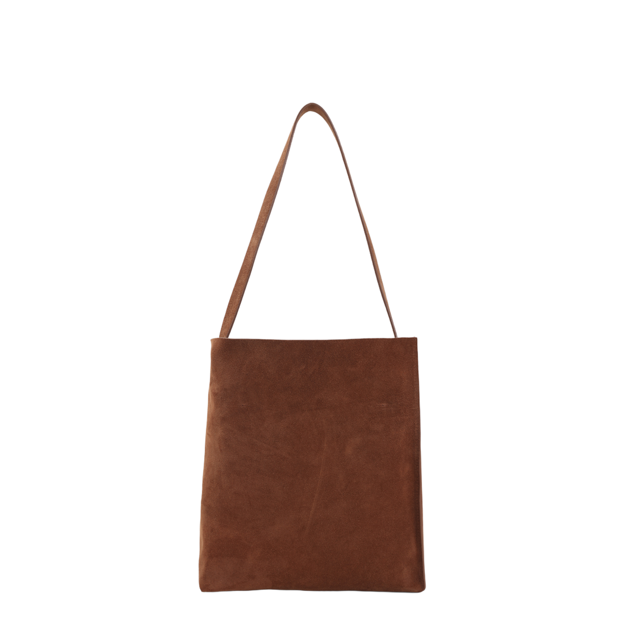 Small Museo Calf Suede Shoulder Bag - Brown - Image 4