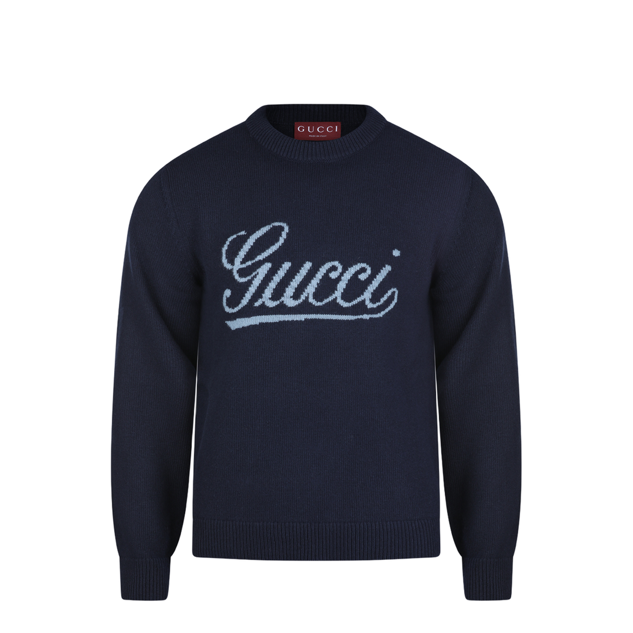 Midnight Blue Wool Sweater - Image 2