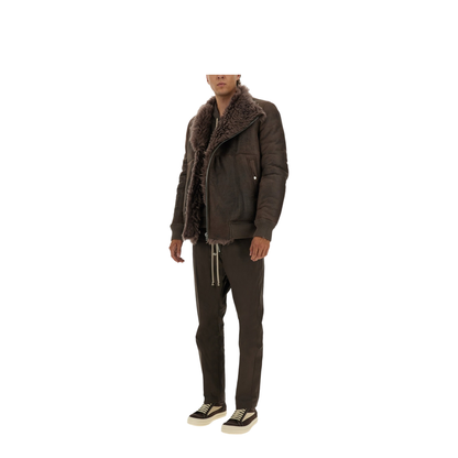 Leather Bomber Jacket - Image 2