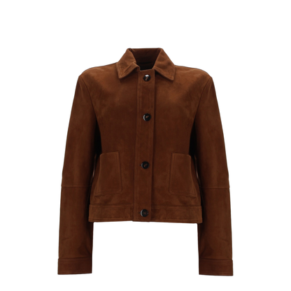 Suede Boxy Jacket - Image 1