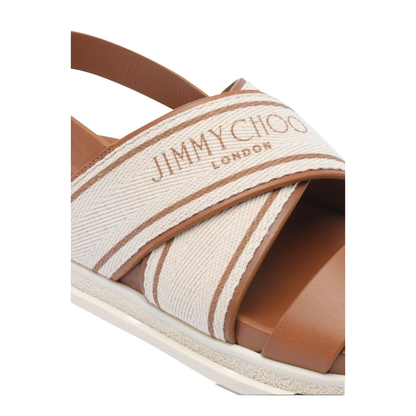 Joa Flat Canvas Sandals - Image 3