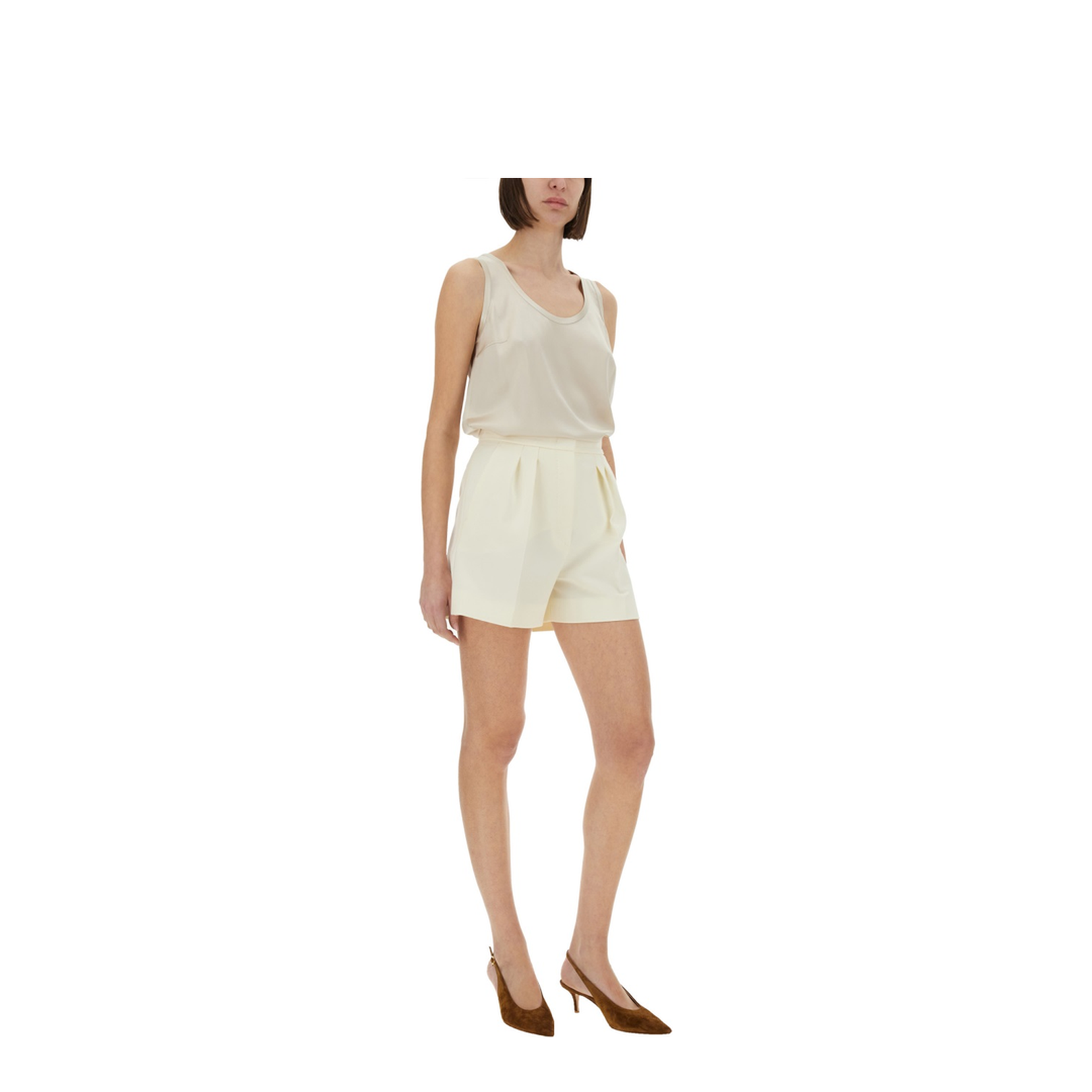 Stretch Silk Satin Top - Image 3