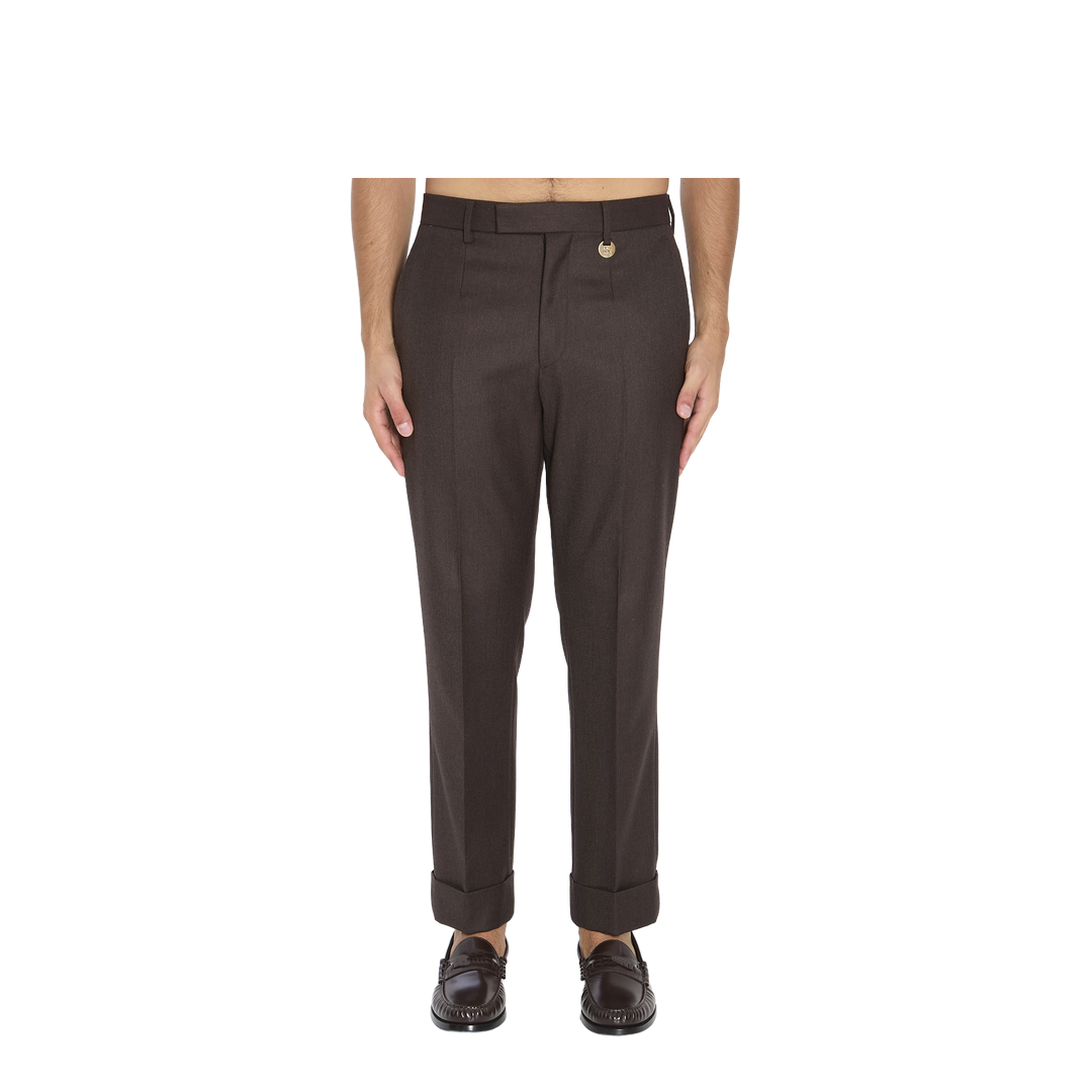 Tailored Wool Slacks - Image 1