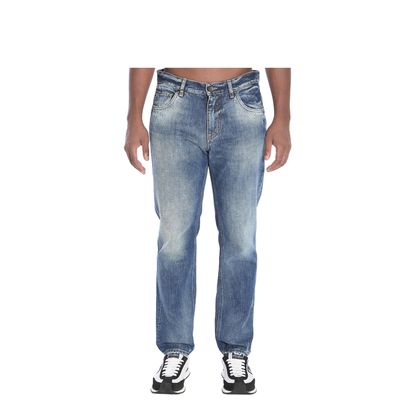 Denim Pants with Plaque - Image 1