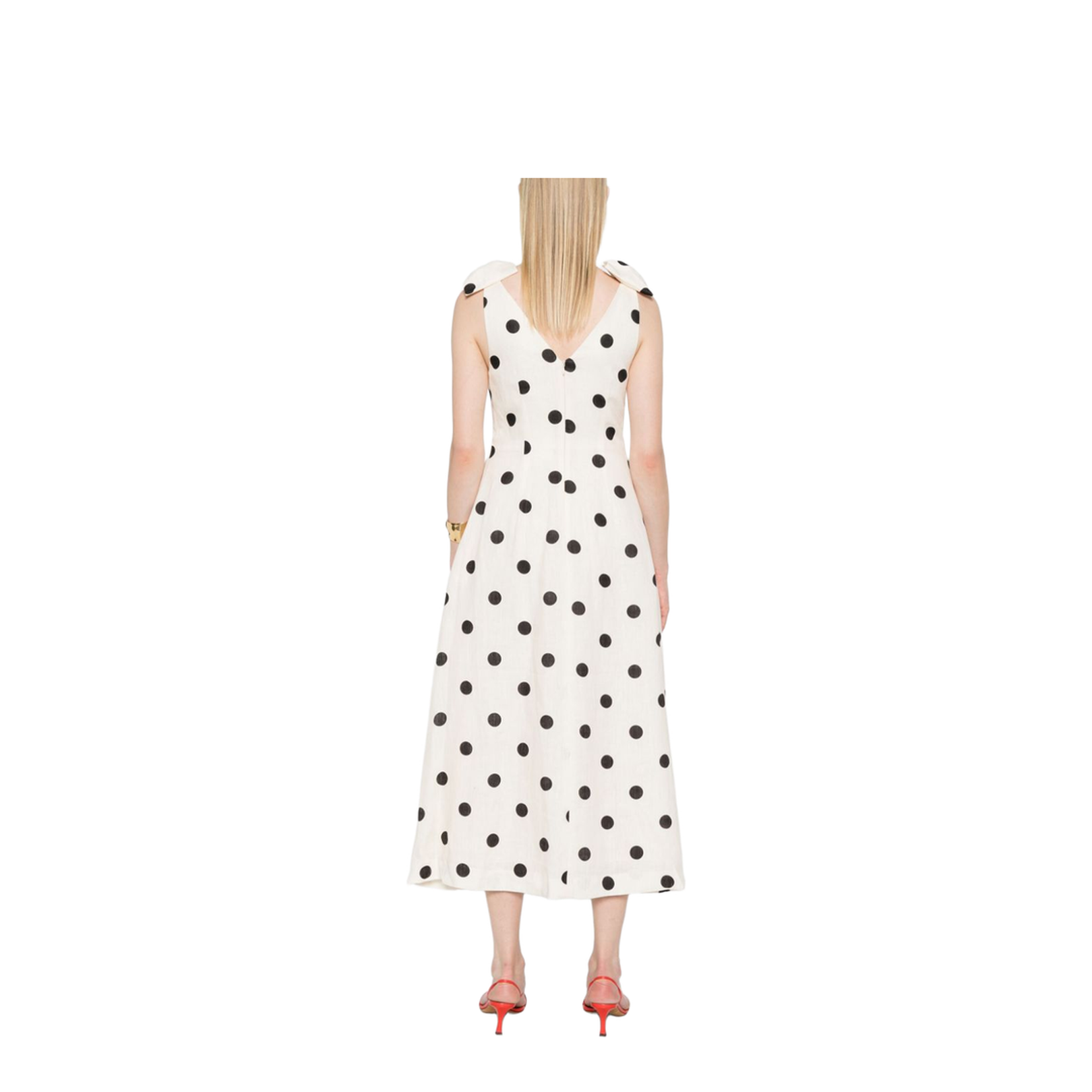 Crush V Neck Midi Dress - Image 3