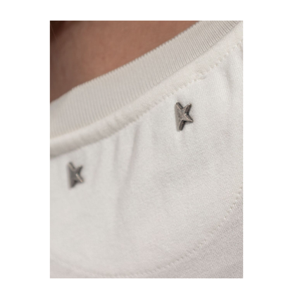 White T-Shirt with Print on the Front - Image 5