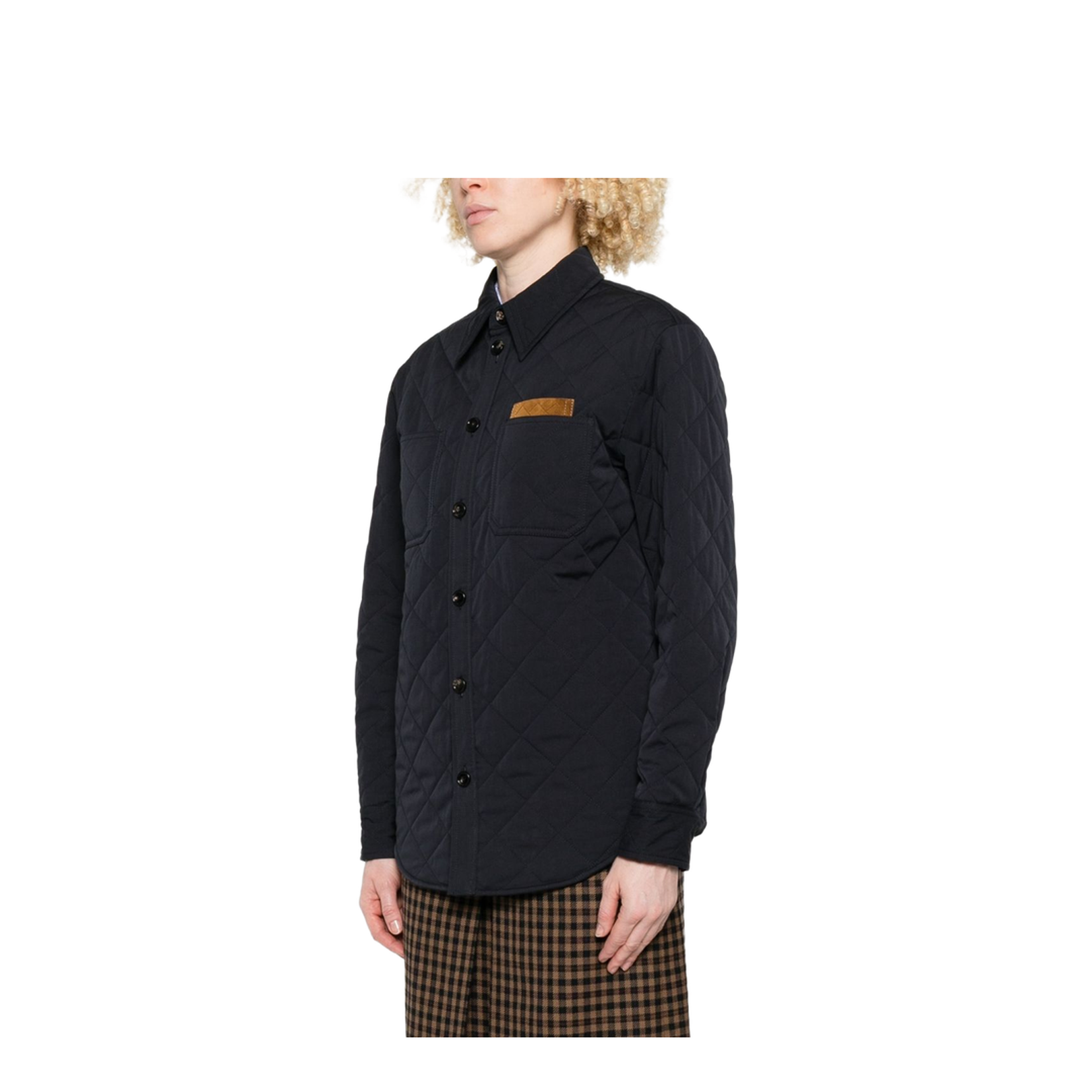 Quilted Cotton Overshirt - Image 4