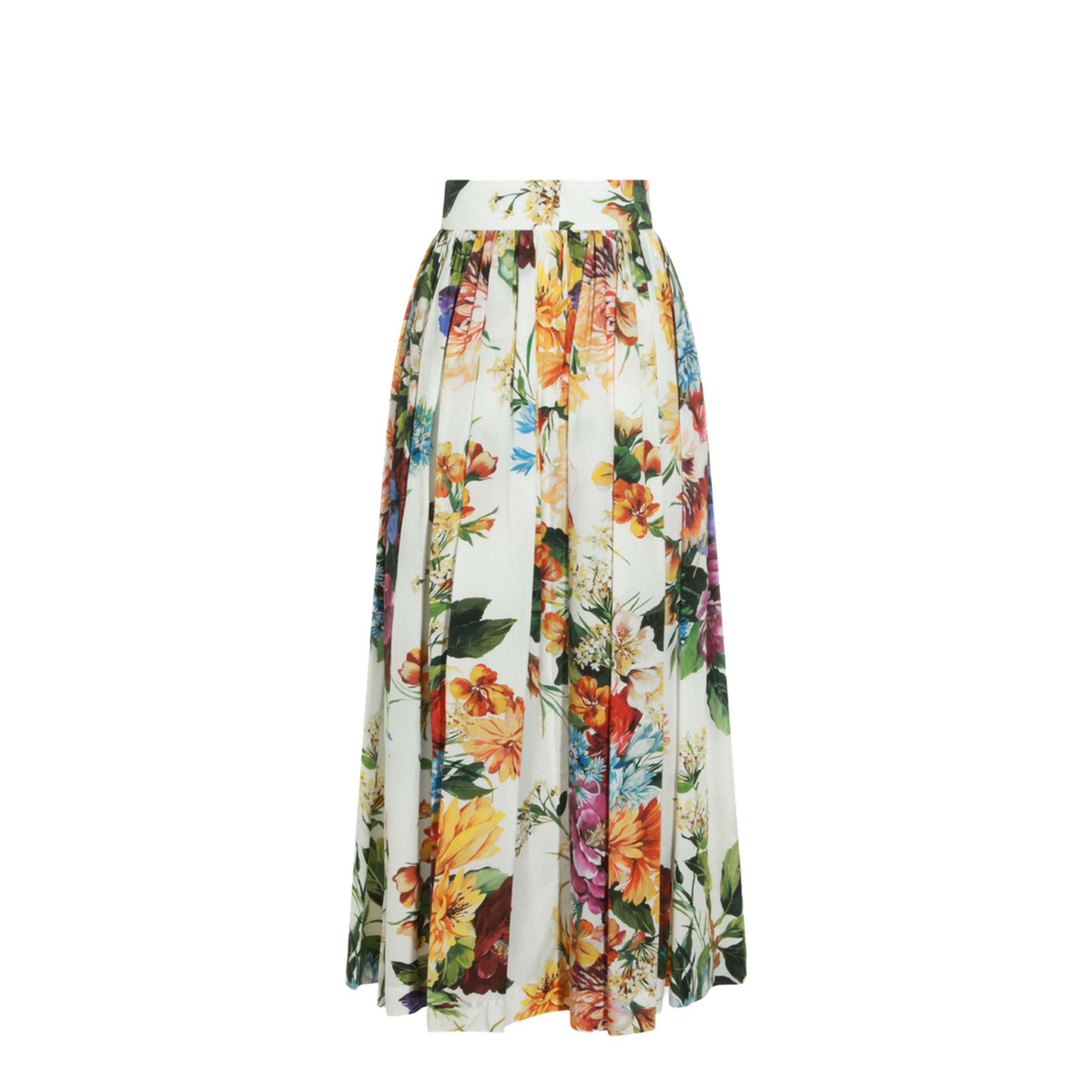 Flower Bouquet Print Skirt - Image 3