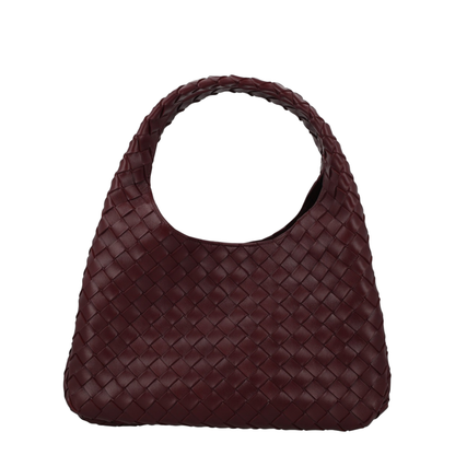 Campana Lambskin Shoulder Bag - Deep Mahogany - Image 2