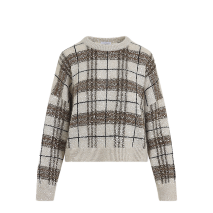 Check Sweater - Image 1