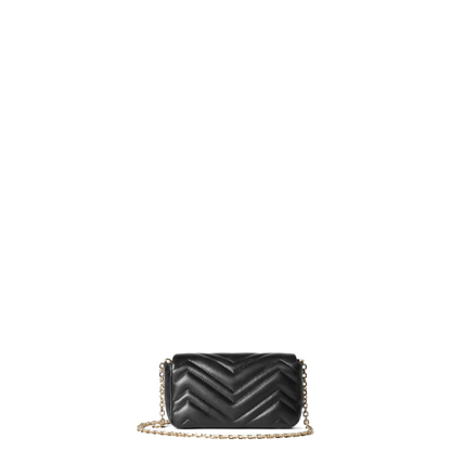 Marmont Mini Shoulder Bag in Black Leather - Image 3