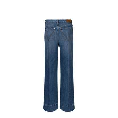 Vintage Indigo Palazzo Jeans - Image 2