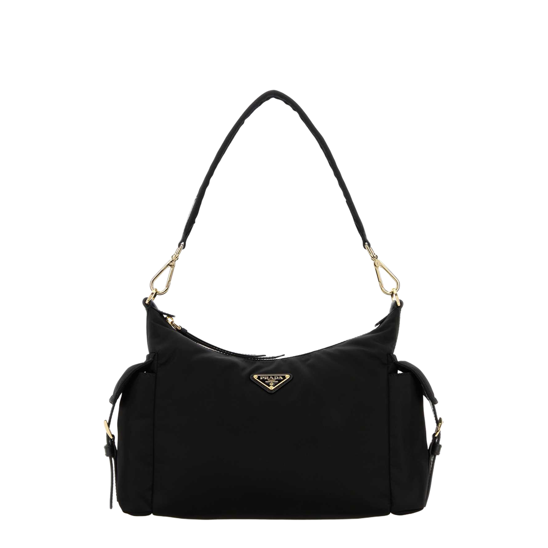 Black Re-Nylon Shoulder Bag - Image 1