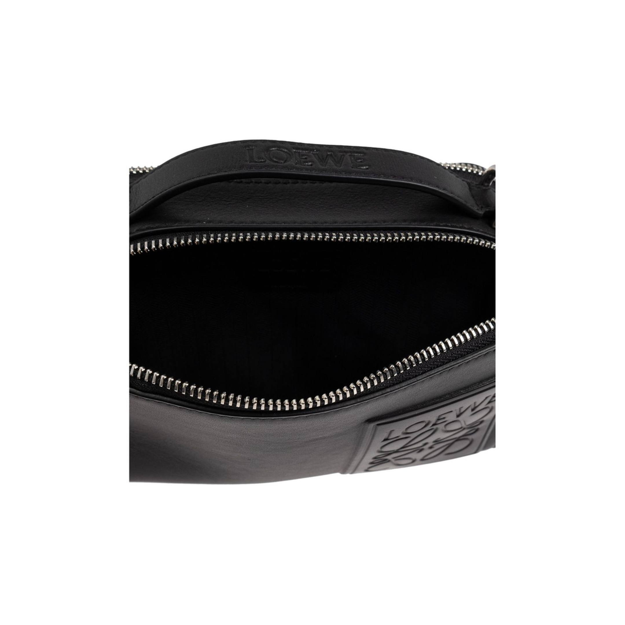 Mini Camera Calfskin Crossbody Bag - Black - Image 2