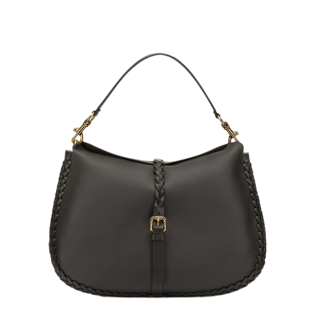 Pony Maxi Shoulder Bags - Brown - Image 1
