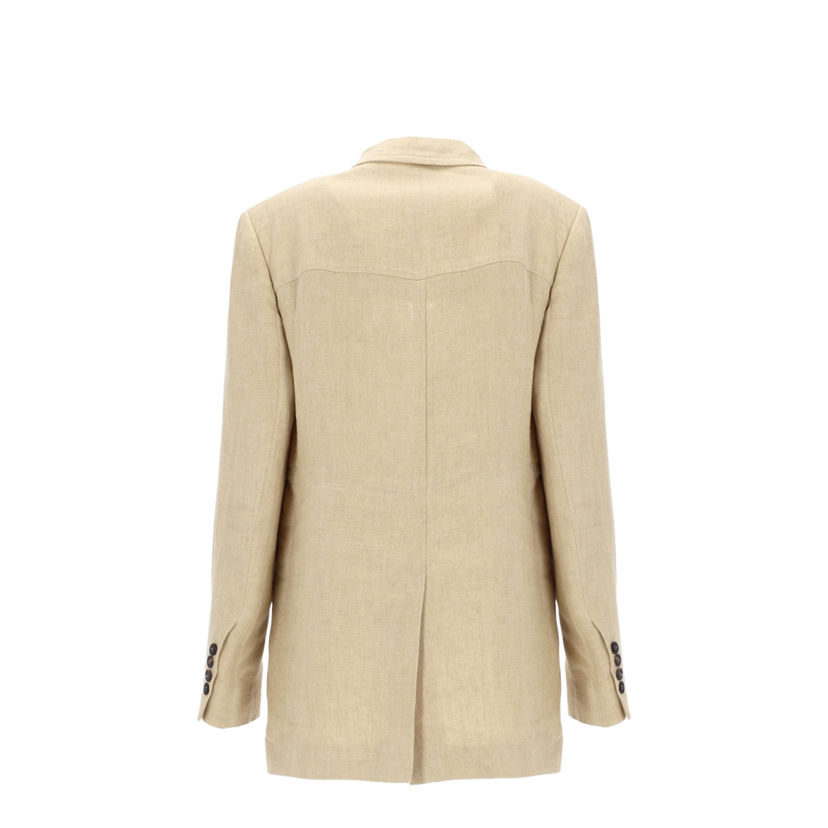 Linen Jacket With Drawstring - Image 3