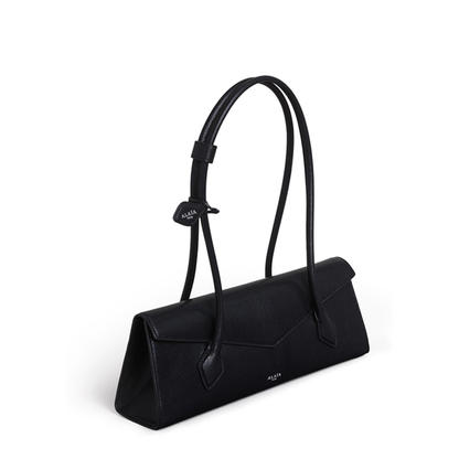 Le Teckel Medium Goatskin Bag - Black - Image 2
