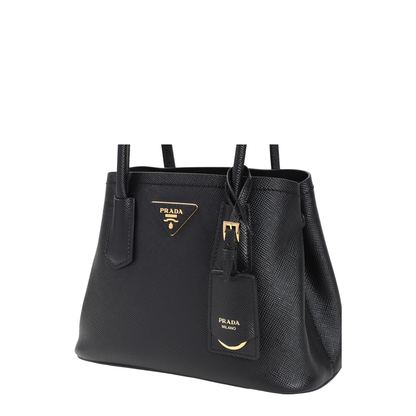 Black Leather Handbag - Image 5