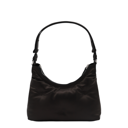 Glam Slam Small Lambskin Hobo Bag - Black - Image 4