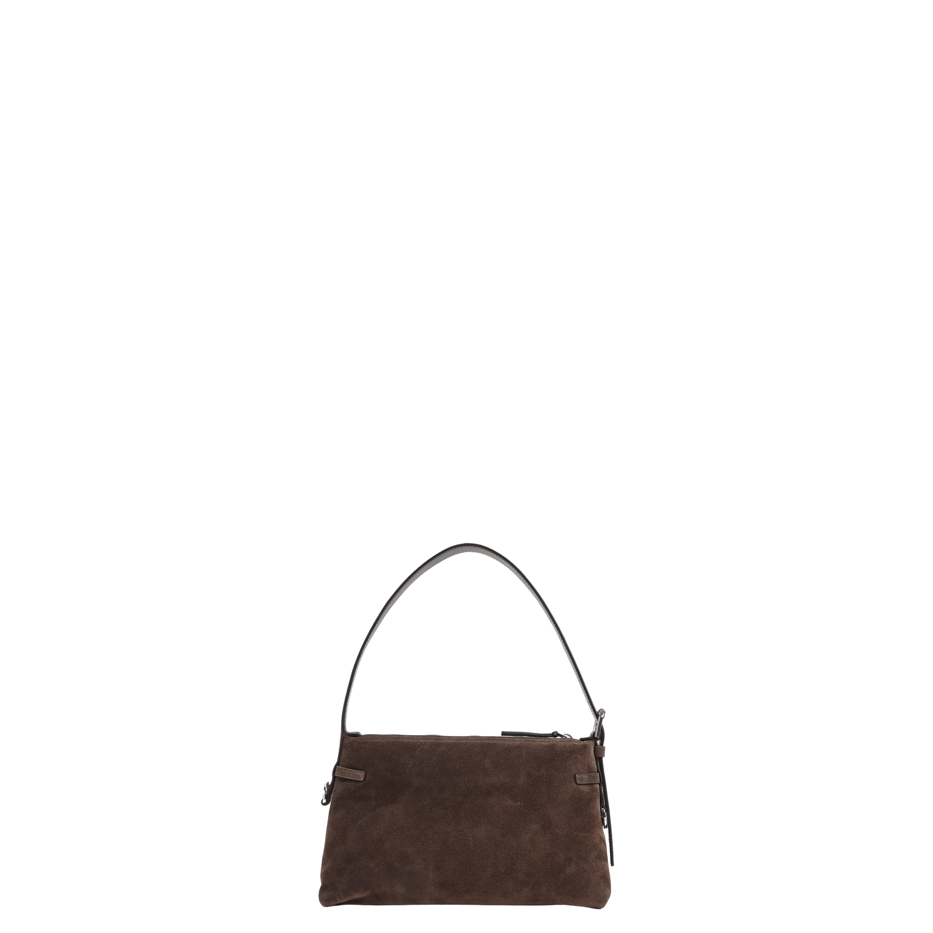 Mini Voyou Shoulder Bag Suede Brown - Image 4