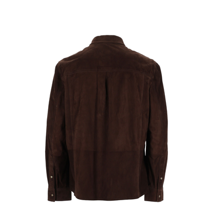 Brown Leather Shirt - Image 2