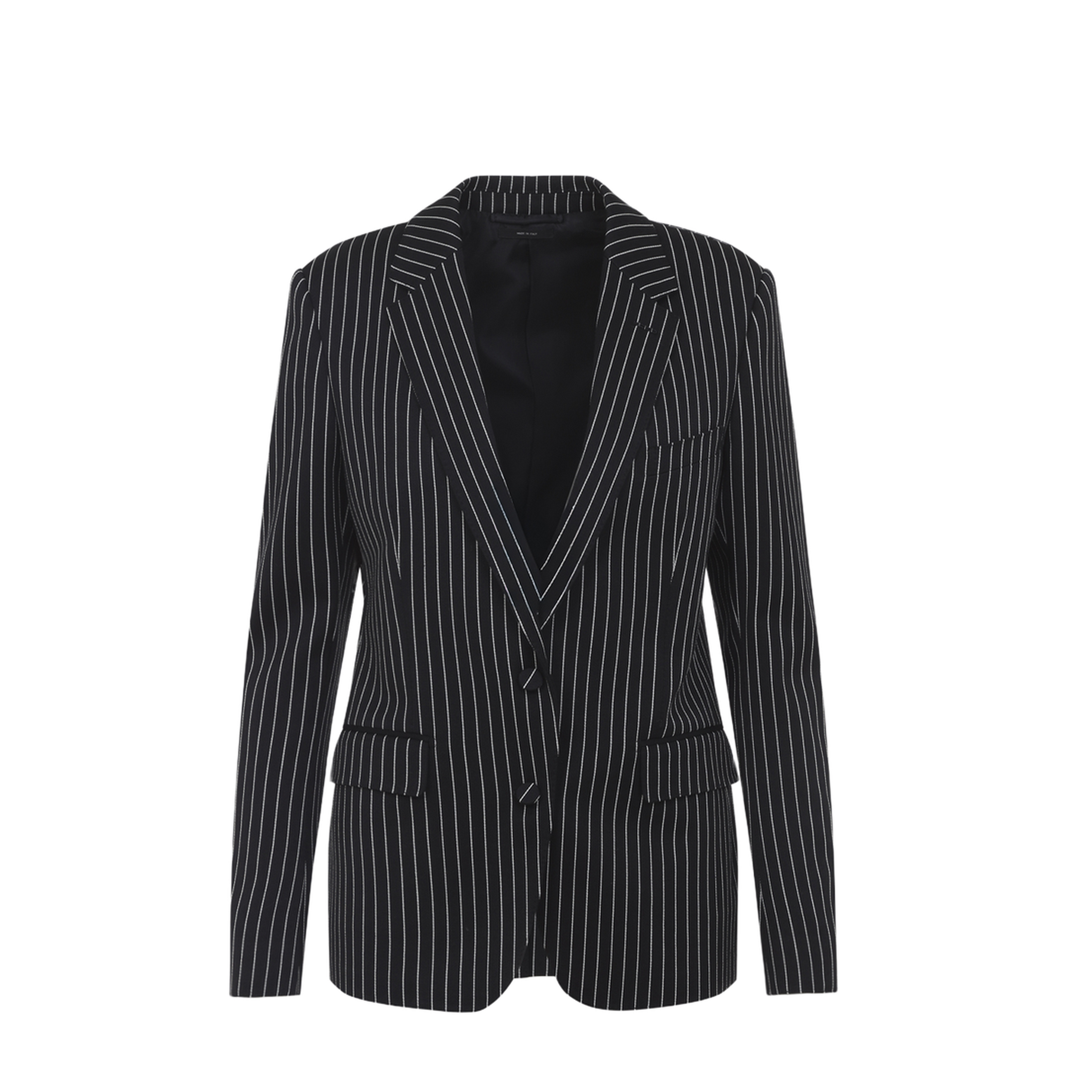Striped Wool Barathea Jacket - Image 3