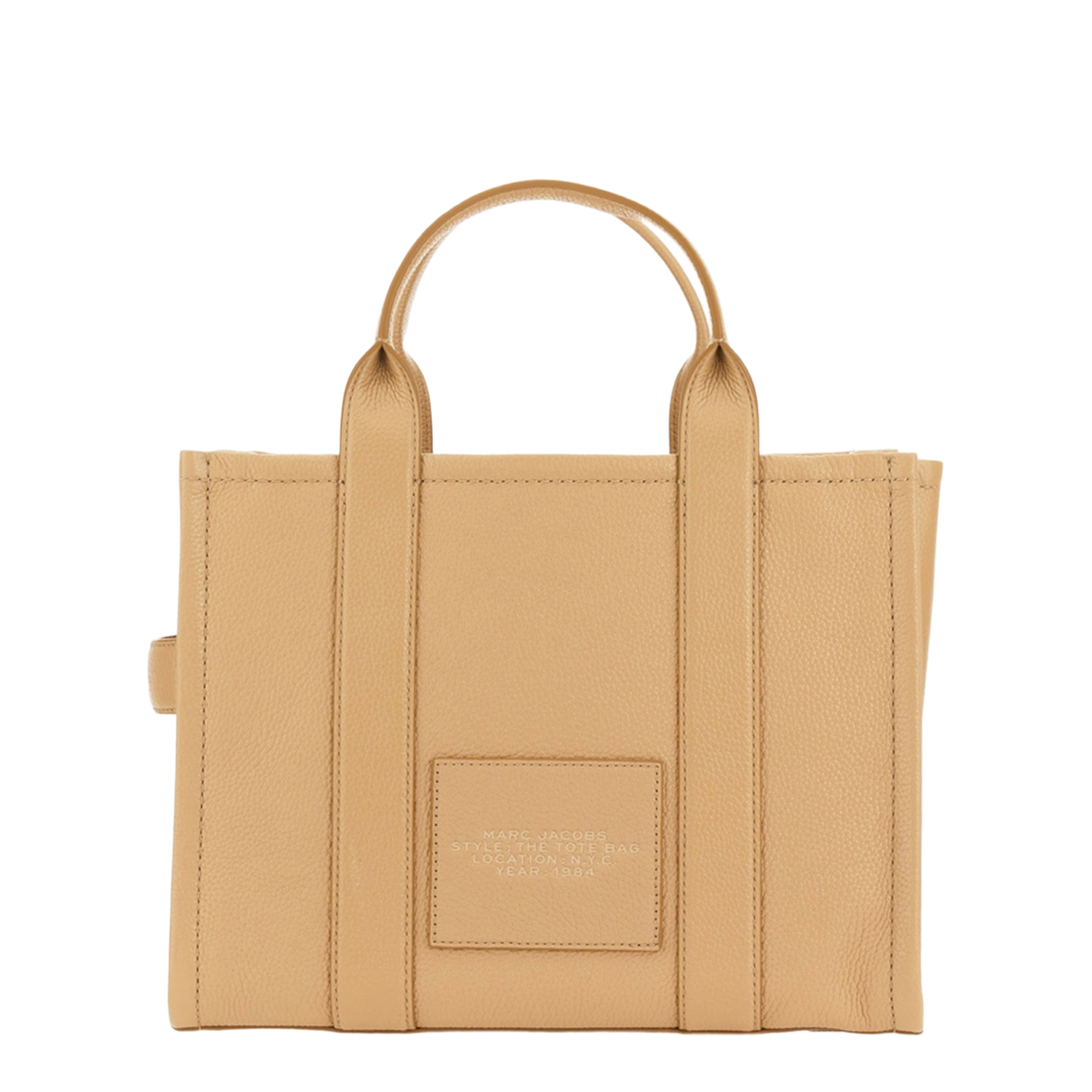 The Collection Medium Full-Grain Leather Tote Bag - Camel - Image 6