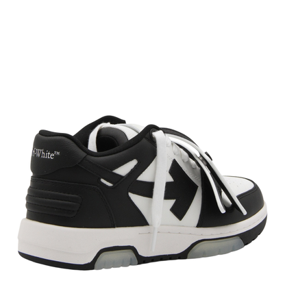 Out Of Office Leather Sneakers - Black - Image 3