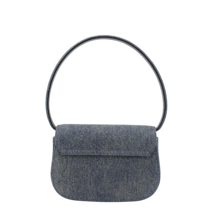 1DR Denim Shoulder Bag - Clear Blue - Image 4