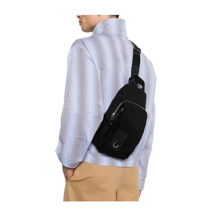 Flex Canvas Sling Bag - Black - Image 3