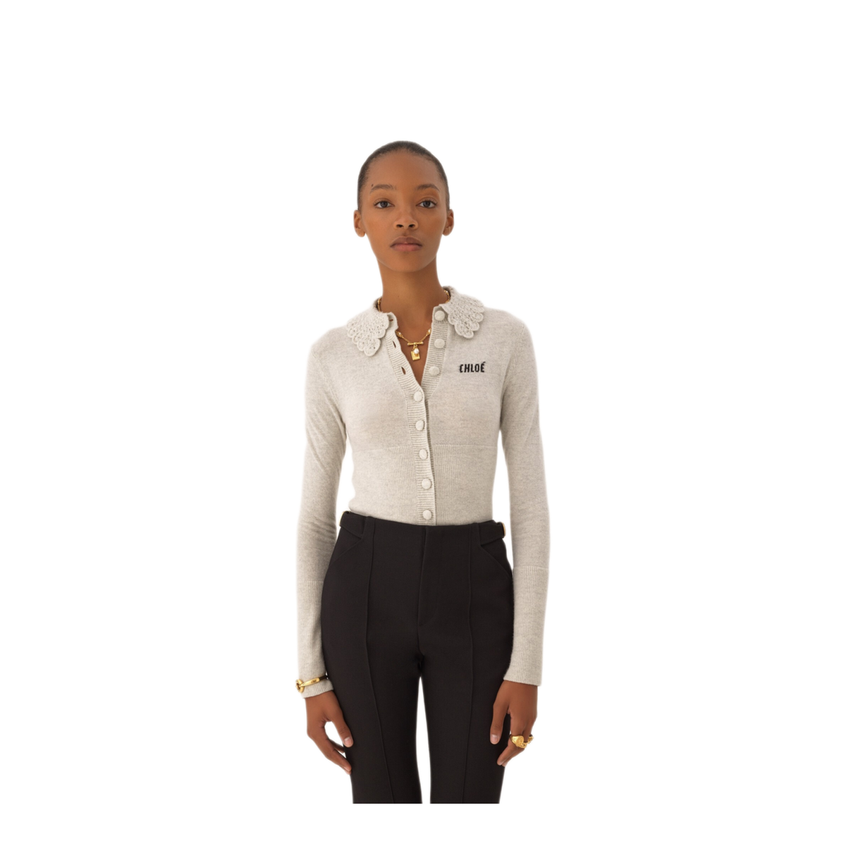 Polo Sweater With Logo - Image 3