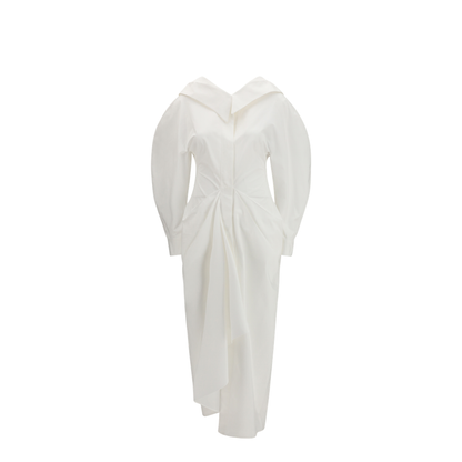 Long Cut-Out Chemisier Dress - Image 1