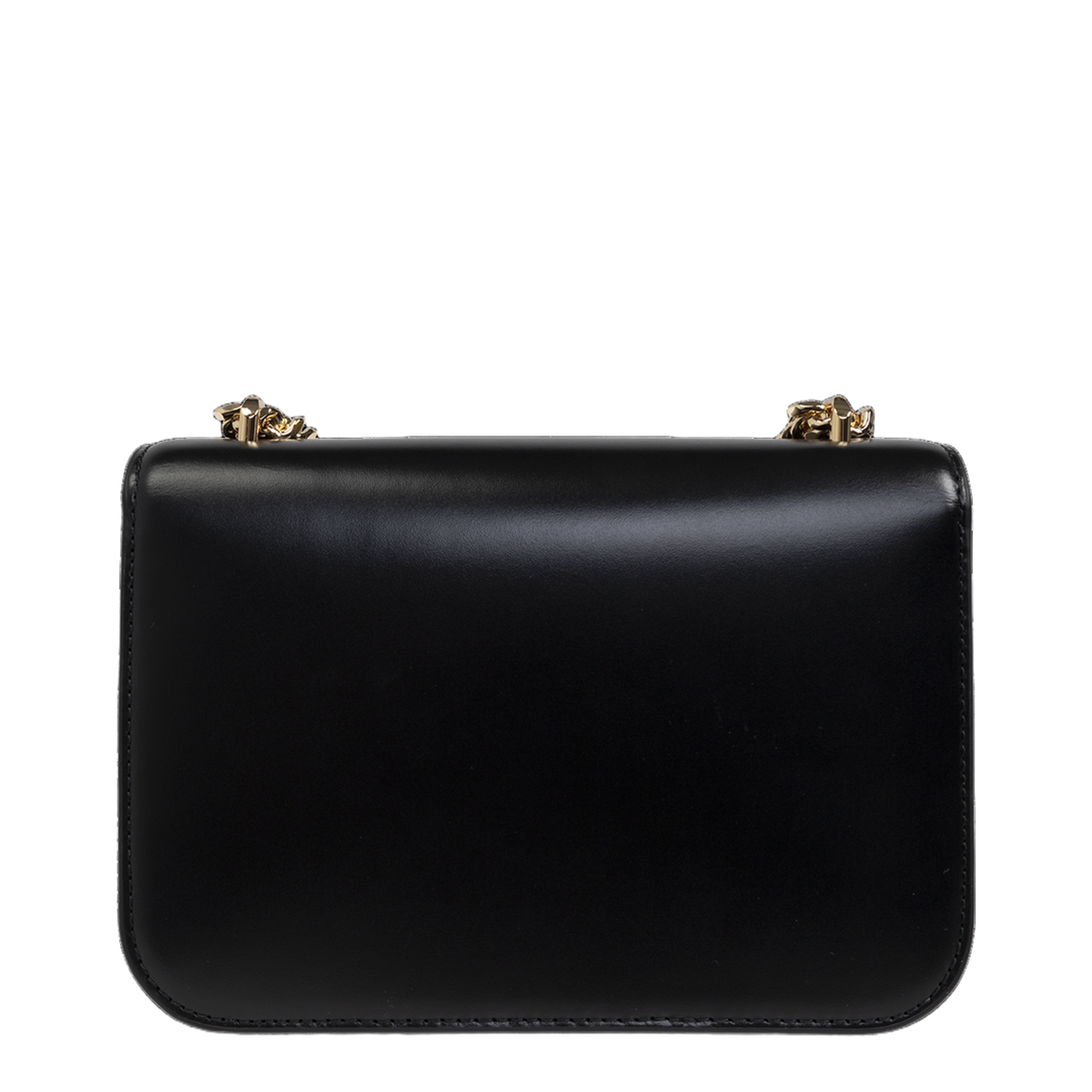 Eleanor Small Calf Leather Shoulder Bag - Black - Image 3